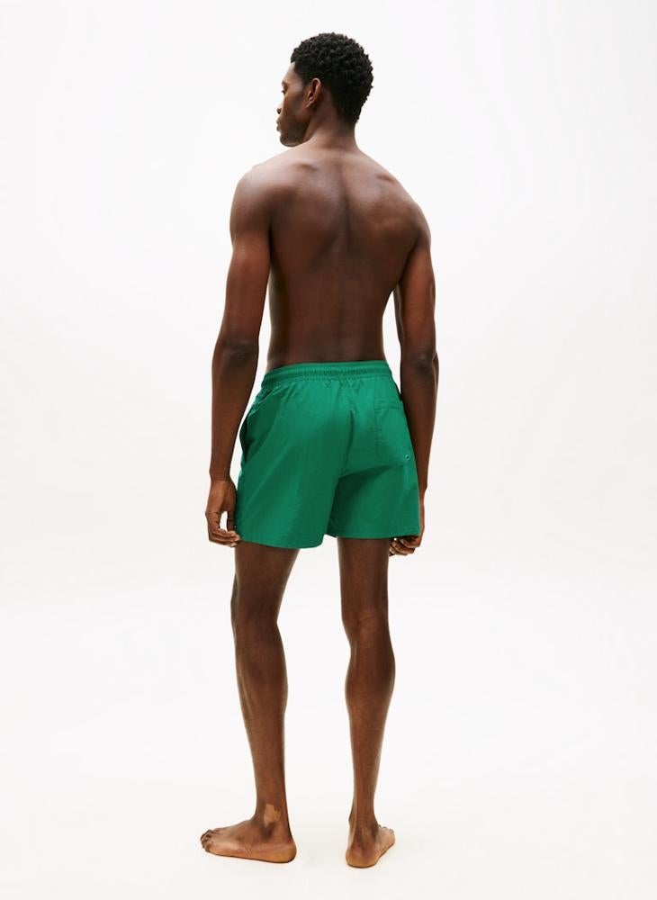 TOMMY HILFIGER Flag Embroidery Mid Length Swim Shorts - Image 2