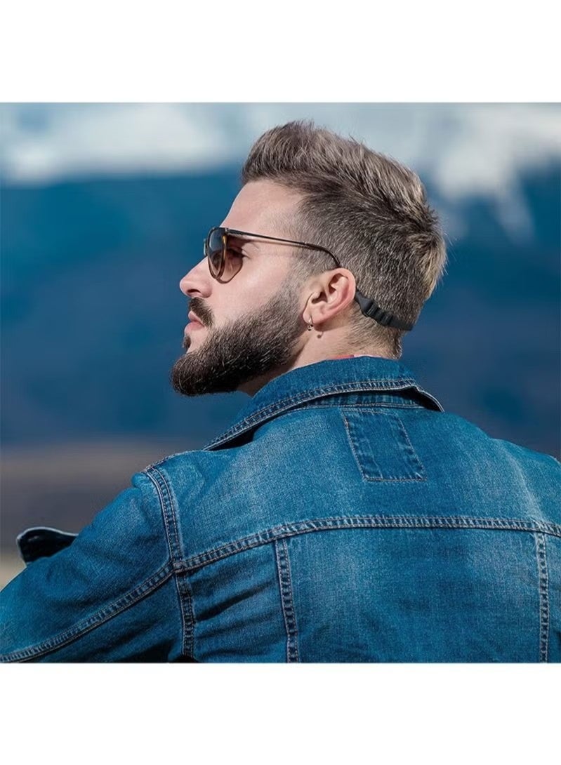 حزام نظارات مرن قابل للتعديل، 3 قطع من حزام النظارات العالمي، حزام نظارات رياضية للرجال، حزام النظارات الشمسية، حزام نظارات الأطفال، حزام نظارات السيدات، 20 زوجًا مجانيًا من دعامات جسر الأنف للنظارات