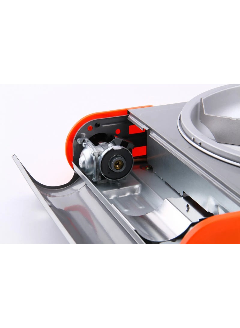 porodo Single Burner Tabletop Gas Stove with Multi-Level Flame Control, Instant Electronic Ignition, Quick Setup Design, Butane Gas Type - Gray - Image 3