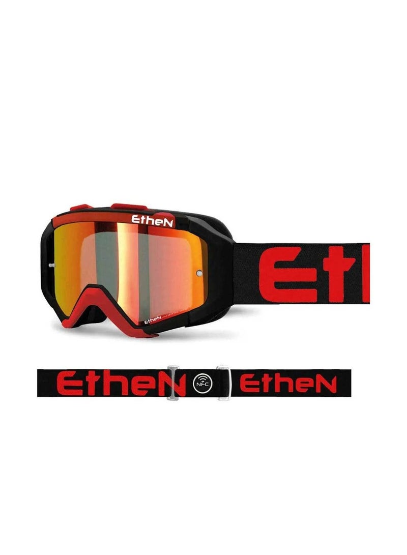 Ethen 05R GOGGLE BLACK RED