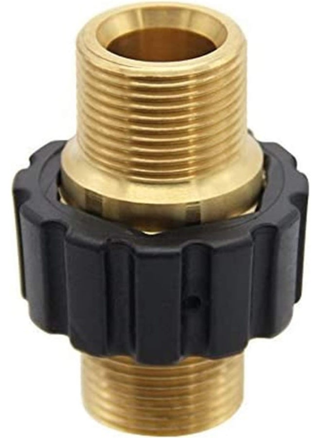 Twinkle Star Pressure Washer Hose Quick Connector, M22 Metric Male Thread Fitting, Twis375  - Image 1