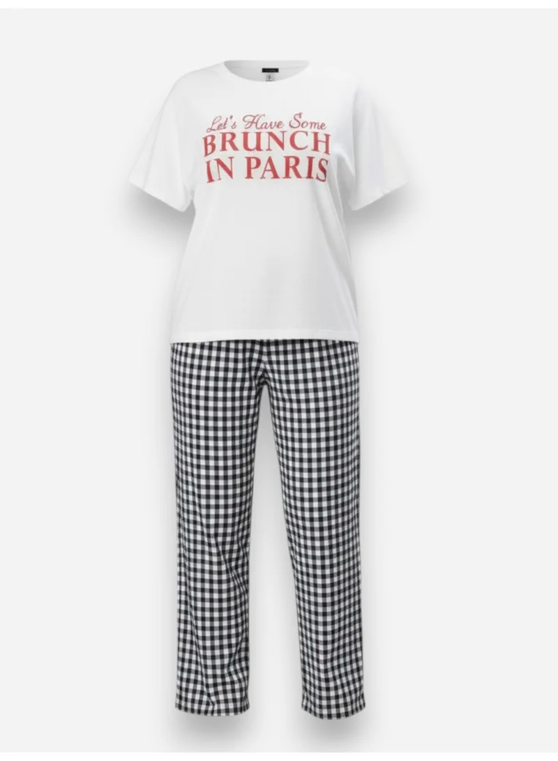 فكتور اند جين Women's Graphic Short Sleeve Pyjama Set