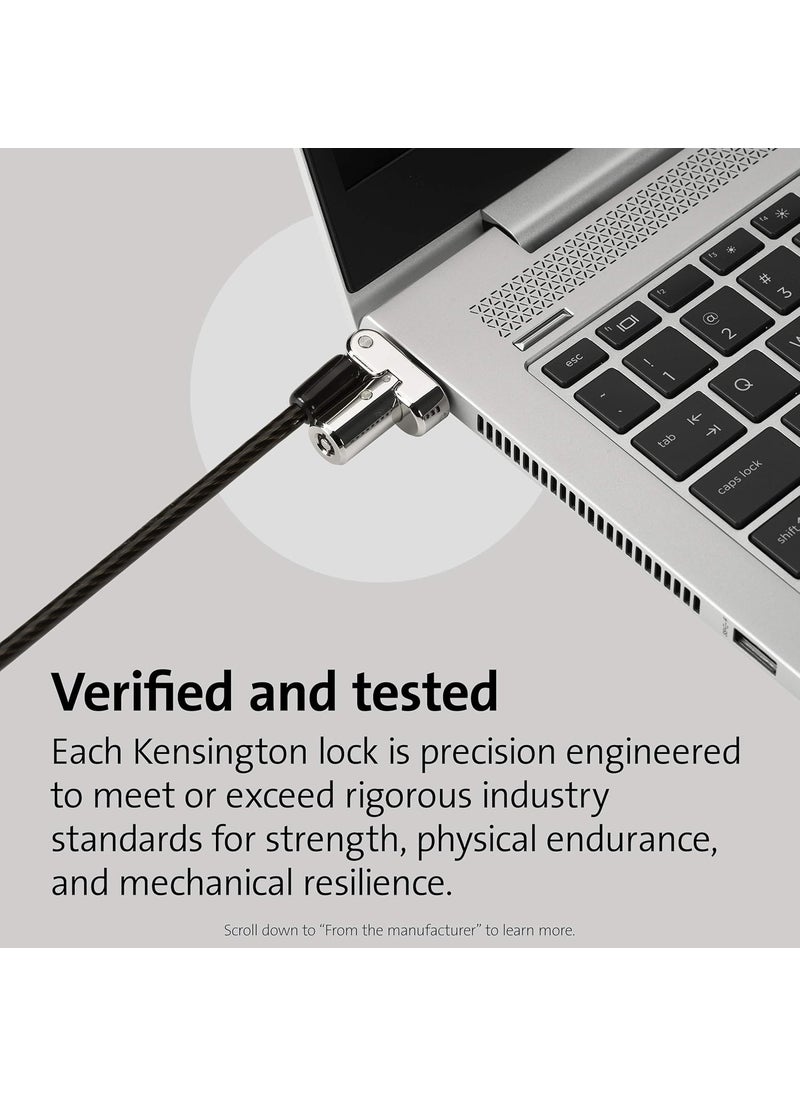 Kensington Kensington Universal 3in1 Keyed Laptop Locking Cable Computer Security Keyed Lock Tbar Nano Wedgedshaped K62318WW  - Image 5