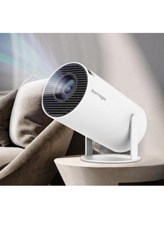 borrego Immersive 4K Smart Portable Projector with Built-In Speakers Screen Mirroring  and Advanced Connectivity Features for HD Home Cinema Experience  - Image 4