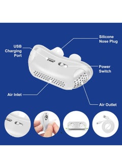 Generic Double Vortex Anti-Snoring Device, Portable Snoring Solution, Adjustable and Ventilated, Effective Sleep Aid for Men and Women, Multicolor  - Image 3