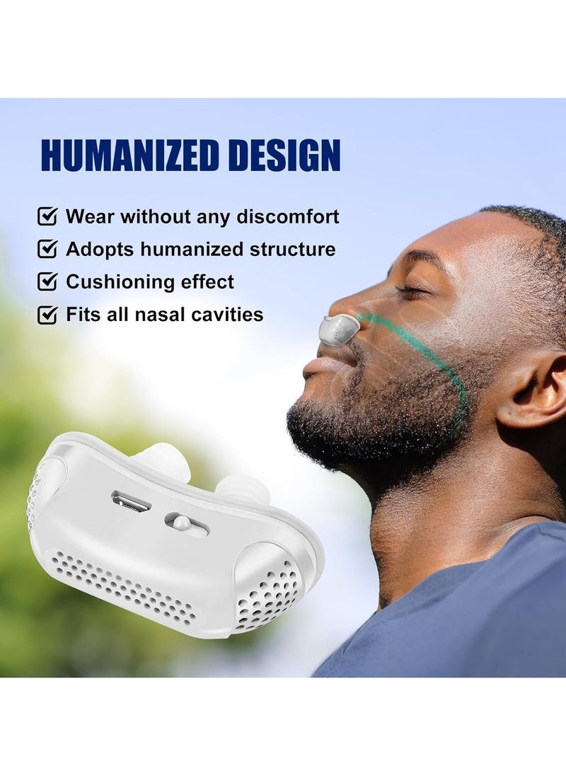 Generic - Double Vortex Anti-Snoring Device, Portable Snoring Solution, Adjustable and Ventilated, Effective Sleep Aid for Men and Women, Multicolor - Image 1