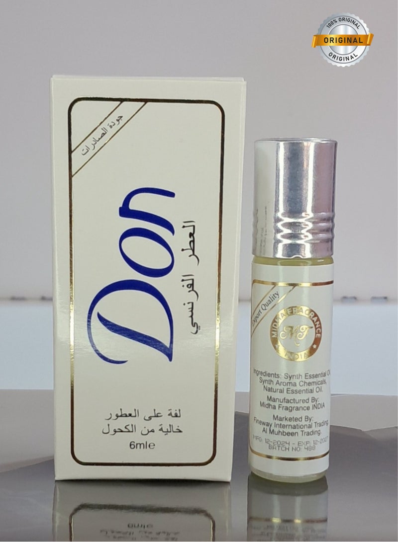 don Don French Fragrance  the original,Roll ,free From Alcohol 6 ml  - Image 3