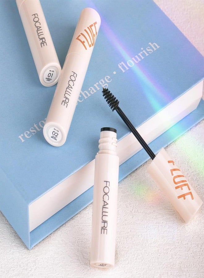 FOCALLURE Fluffmax Clear Brow Gel – Long-Lasting Eyebrow Gel for Shaping, Defining & Setting – Waterproof, Smudge-Proof Tinted Brow Mascara - Image 4