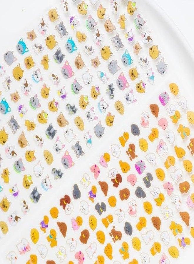 NVF Emoji Dog Sticker Sheets | Cute Cartoon Puppy Stickers for Journals, Planners, Scrapbooking & DIY Crafts - Image 3