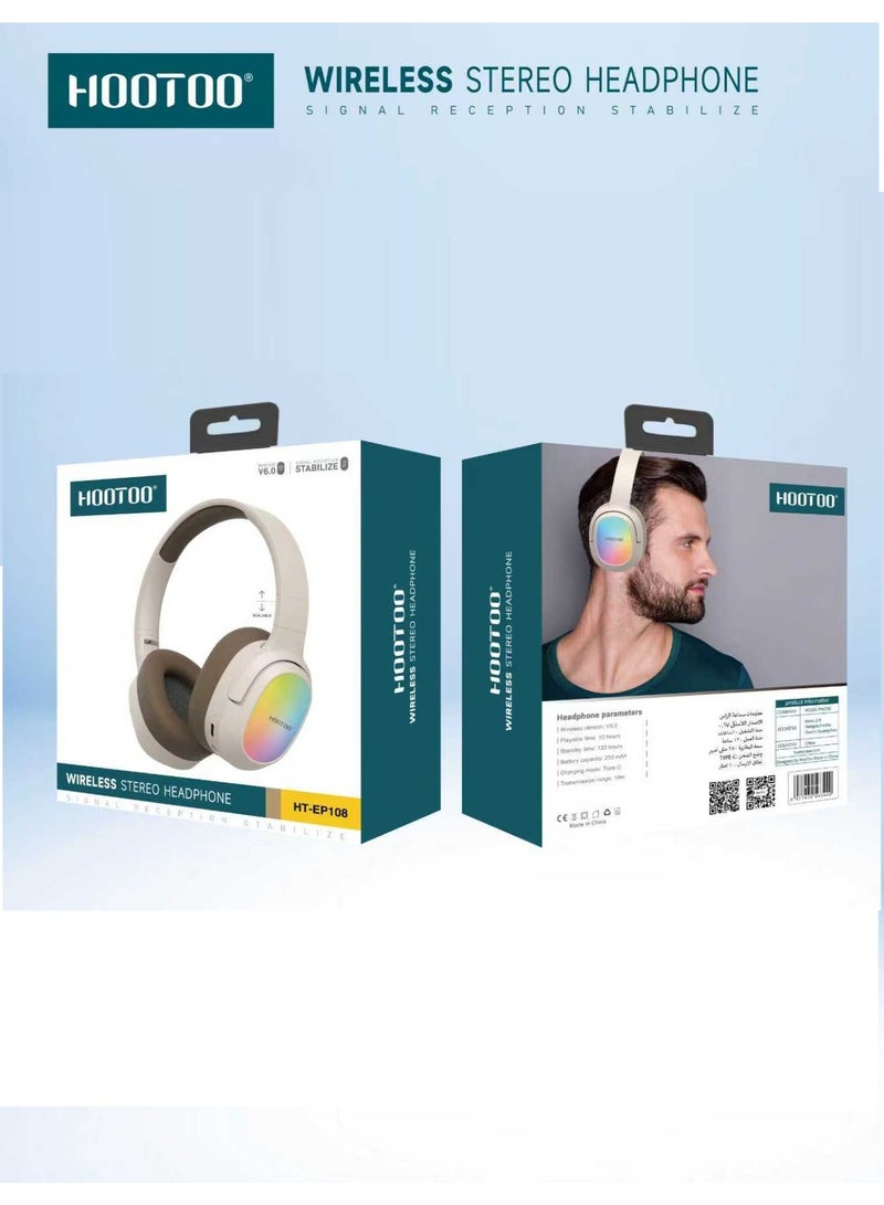 هوتو سماعات راس بلوتوث بصوت قوي وواضح. سماعه راس لاسلكيه بأحدث تقنيات بلوتوث 6.0. سماعه بلوتوث راس بأضائه تفاعلية. سماعه محيطيه بوسائد مريحة. سماعه قيمنق لاسلكيه بصوت محيطي وواضح. سماعات قيمنق بميكرفون مدمج واضح ودقيق. سماعة العاب تدعم سماعة سوني 4 /5 ،اكس بوكس، PC، والهاتف. - Image 4