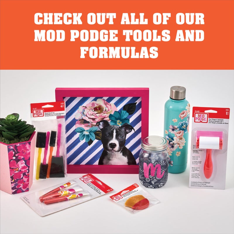 Mod Podge FBA Scrapbooking Foam Brush Set, (4-Piece), Assorted 4 Count - Image 5