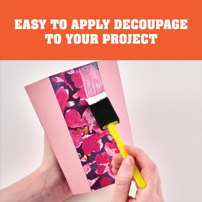 Mod Podge FBA Scrapbooking Foam Brush Set, (4-Piece), Assorted 4 Count - Image 4