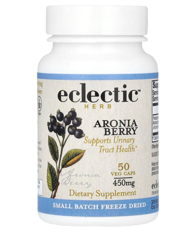 Freeze Dried Aronia Berry 50 Veg Caps (450 mg per Capsule)