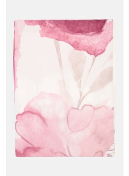 allure Poppies Shower Curtain, Pink Combo  - Image 2