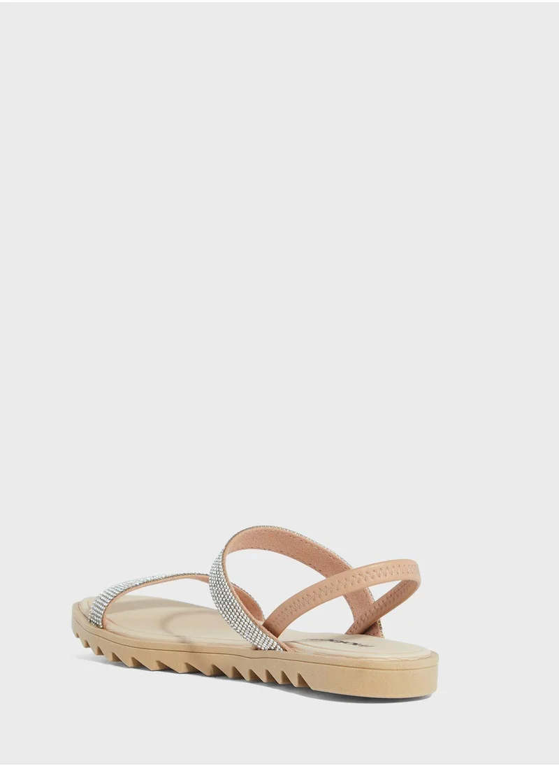 موليكا Camila Multi Strap Flat Sandals