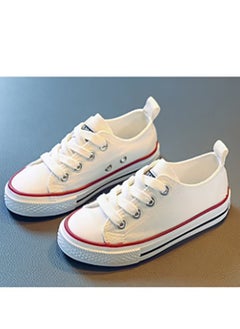 CONVERSE Converse children's shoes white low-cut comfortable casual breathable shoes for boys and girls  - Image 1