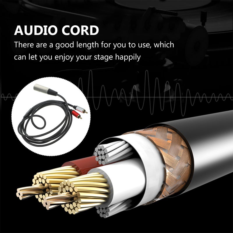 Audio Transferring Cable Microphone Audio Adapter Cable Replaceable Audio Cord - Image 4