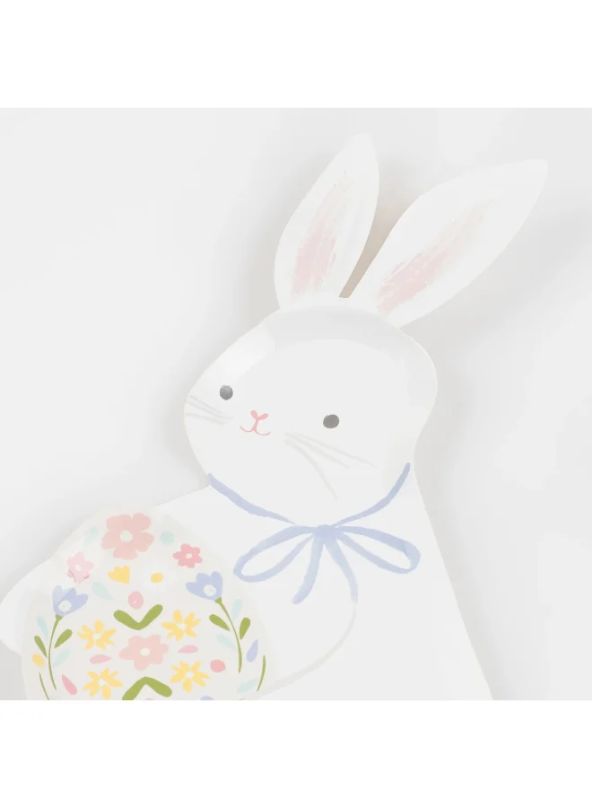 Meri Meri Easter Bunny Shaped Plates