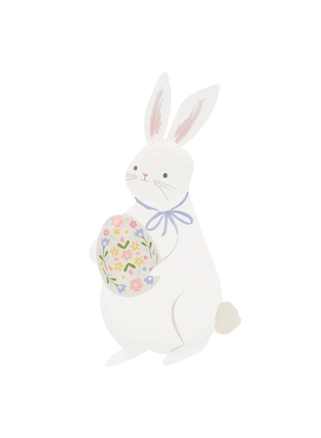 Meri Meri Easter Bunny Shaped Plates