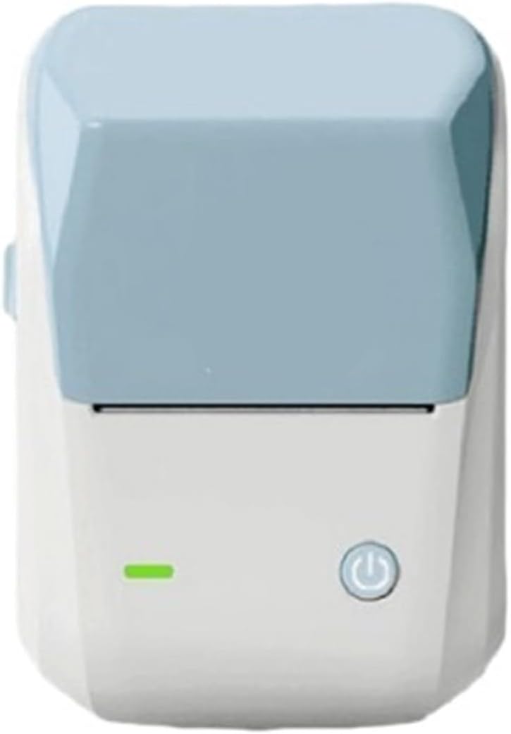 Handheld Industrial Label Printer, Product B1 Label Printer Portable Handheld Thermal Mini Barcode QR Code Sticker Sticky Note Rolls Maker(Green) - Image 1