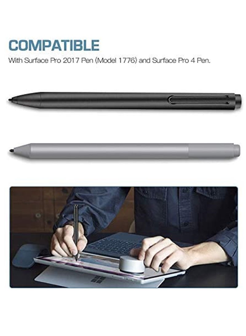 KASTWAVE مجموعة استبدال رؤوس أقلام Surface Pen الأصلية (5 قطع، نوع HB/HB/HB/2H/2H) تناسب قلم Surface Pro 2017 (طراز 1776) وقلم Surface Pro 4 - Image 5