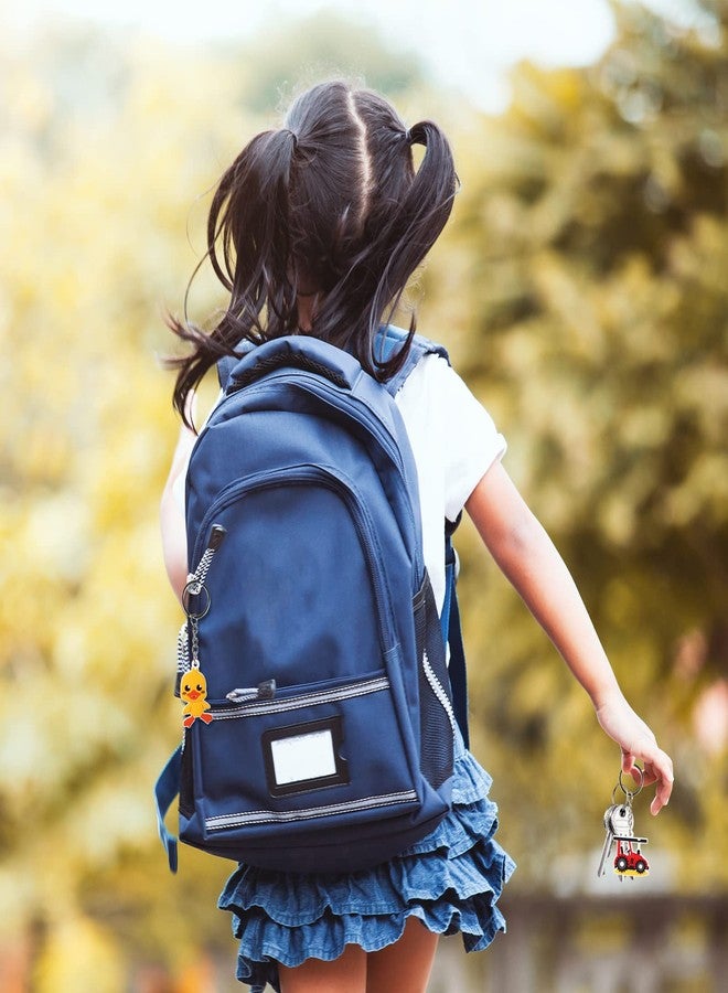 وولاين مجموعة هدايا حفلات استقبال المولود من والين، 73 قطعة، تتضمن سلاسل مفاتيح على شكل حيوانات المزرعة، وبطاقات شكر من ورق الكرافت، وأكياس أورجانزا بيضاء مع حبل، وسلاسل مفاتيح لطيفة على شكل حيوانات، مثالية لحفلات أعياد ميلاد الأطفال، وحفلات بطابع المزرعة، 24 مجموعة. - Image 5