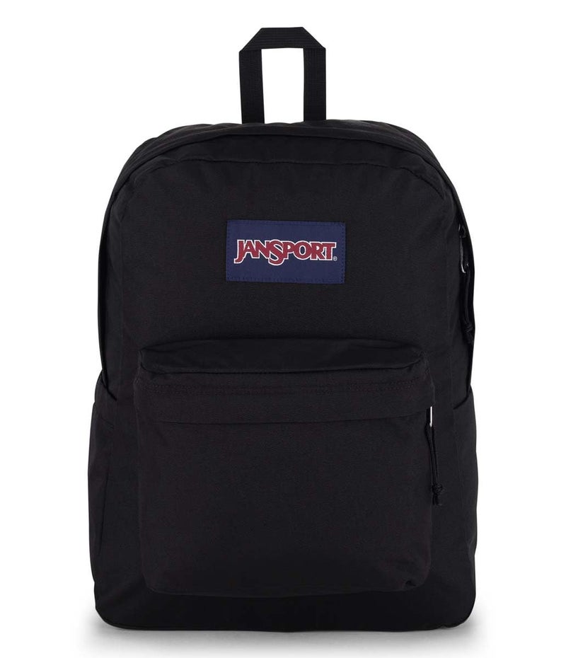 JanSport SuperBreak Plus Backpack with Padded 15-inch Laptop Sleeve and Integrated Bottle Pocket - Spacious and Durable Daypack for Work and Travel - Black - Image 1