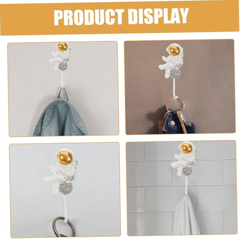 Angoily Astronaut Adhesive Wall Hook For Coats Hats Towels No Drilling Required Home Decor - Image 4