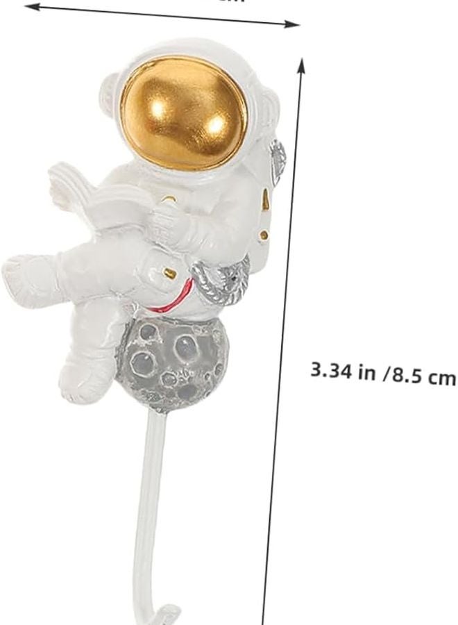 Angoily Astronaut Adhesive Wall Hook For Coats Hats Towels No Drilling Required Home Decor - Image 3