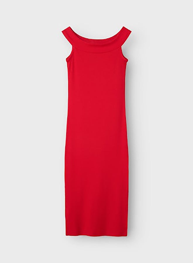 NAME IT NAME IT Kids Girls Flommi Slim Long Dress  - Image 3