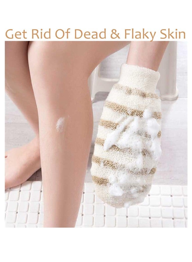 KitchenFest® Exfoliating Glove For Body Scrub | High Lather Body Cleansing Shower, Spa, Skin Care Glove For Men & Women (M, 1) - Image 4
