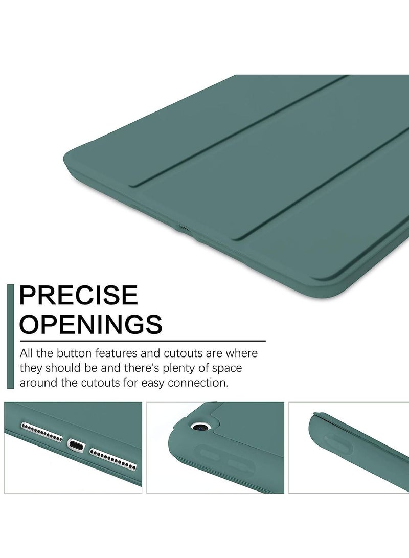 iPad 6th Generation Case, iPad 5th Generation Case with Pencil Holder, Premium Folio Folding Stand Smart Auto Wake/Sleep Protective Tablet Case for Apple iPad 9.7" 2018/2017,Midnight Green - Image 5