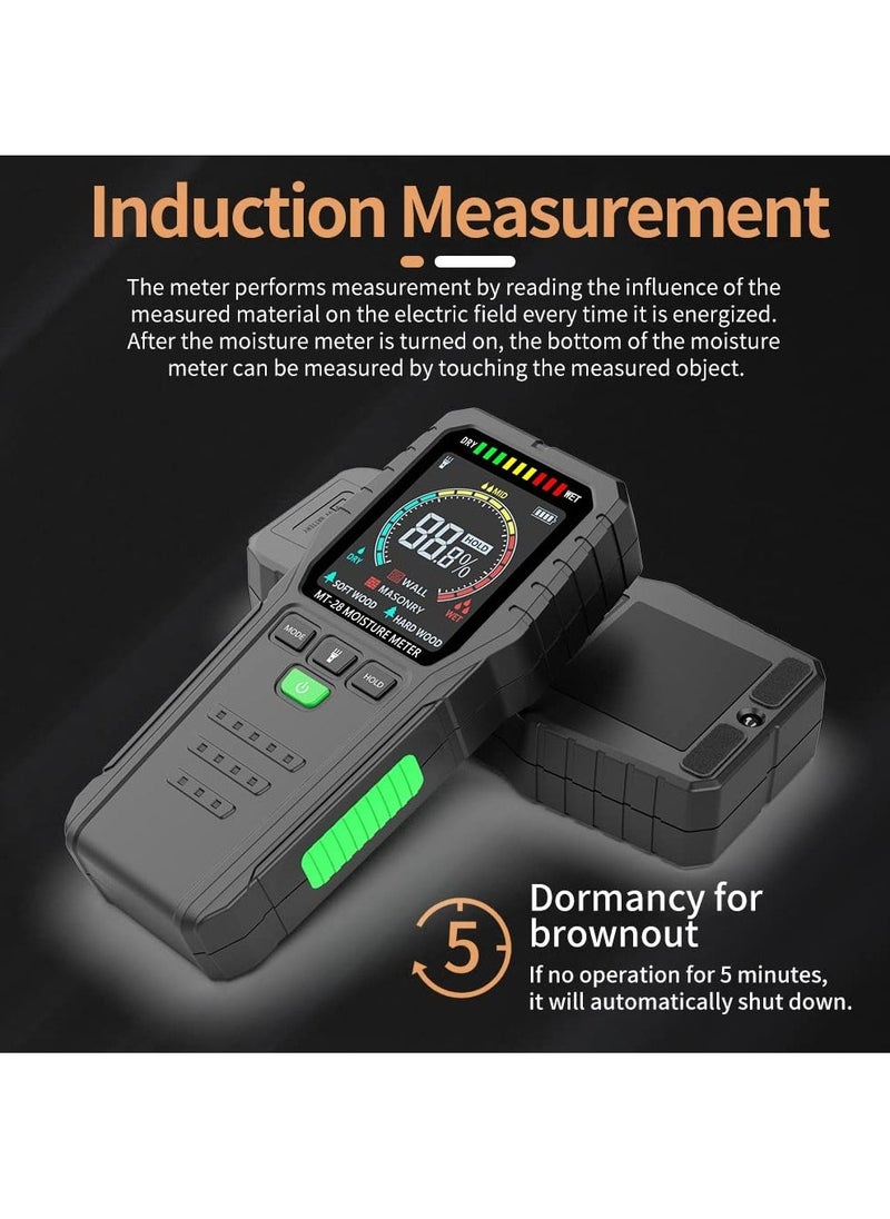 Generic Moisture Meter Wall Moisture Meter for Walls Wood cm Meter Screed Moisture Meter Wall Concrete Plaster Building Materials Basement Walls  - Image 4