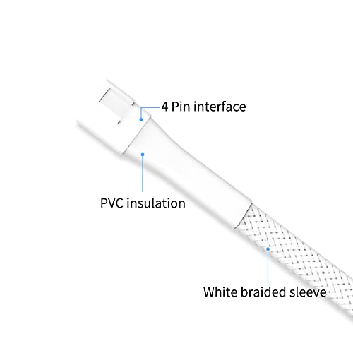PANO-MOUNTS 2-Pack 4Pin PWM Fan Hub 1 to 5 Ports Splitter Extension Cable for 3-Pin/4-Pin Computer PC Case Cooling Fan (White) - Image 4