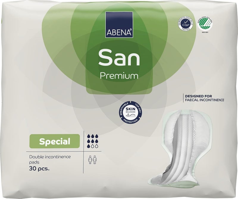 Abena Abena San SPECIAL - Specifically Designed For Fecal Incontinence, 30 Count