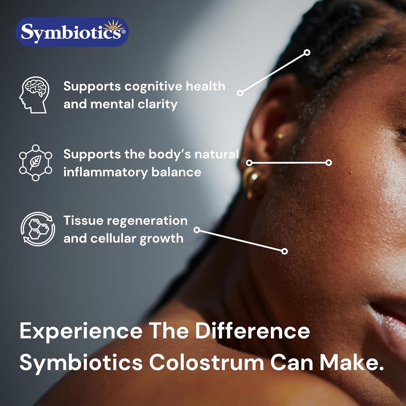 Symbiotics Colostrum Plus - 240 Veg Capsules with 25% IgG Antibodies - Image 3