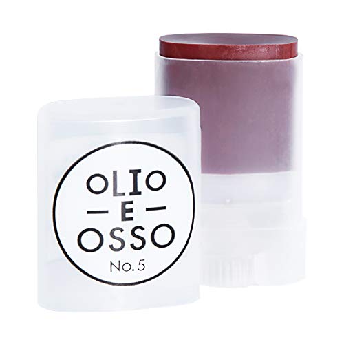 Olio E Osso  Natural Lip  Cheek Balm  Natural NonToxic Clean Beauty No 5 Currant 035 oz  10 g