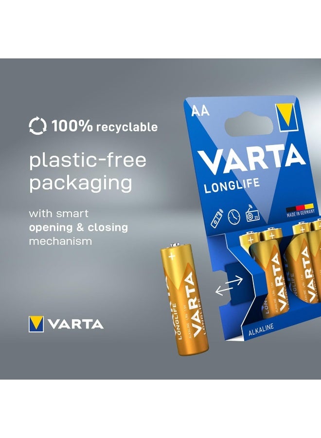 VARTA LONGLIFE AA BLI 2 | Alkaline Energy System | 10 years power in storage guaranteed | Longlife Power Solution - Image 4