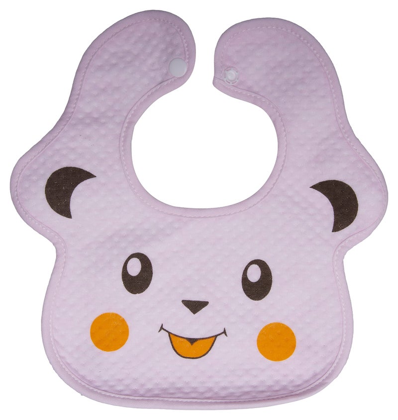 BTfash Babies Soft Button Bib for Feeding | Waterproof Bib for New Born | Washable Feeding Aprons for Infants & Toddlers | Reusable, Comfortable & Ideal for Mealtime | Gentle on Skin (Assorted_PO6) - Image 5