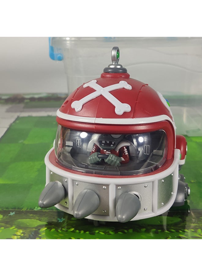 Genuine Plants Vs. Zombies Toys Mecha Rugby Zombies Vs. Dr. King Children's Hand-made Model 2-Color:Genuine: Pull Back Mecha Football Zombie + 3 Bullets - Image 2