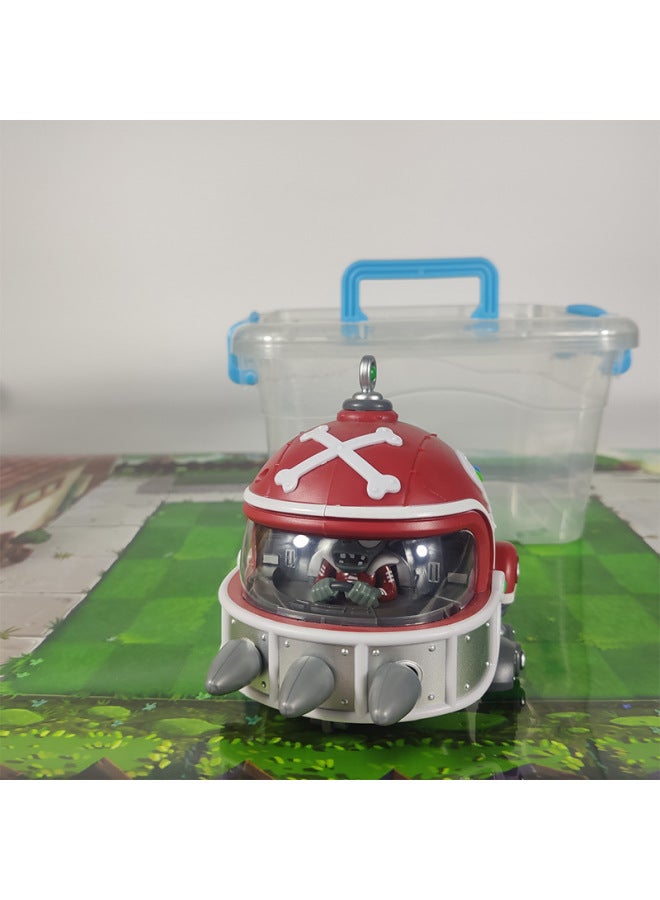 Genuine Plants Vs. Zombies Toys Mecha Rugby Zombies Vs. Dr. King Children's Hand-made Model 2-Color:Genuine: Pull Back Mecha Football Zombie + 3 Bullets - Image 5