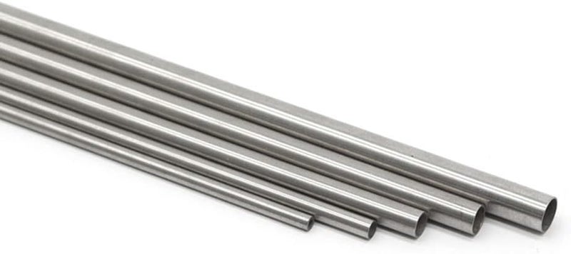 Yoebor Metalwork 5Pcs 304 Stainless Steel Capillary Tube Tubing 1/4" OD 300mm Length 1mm Wall - Image 1