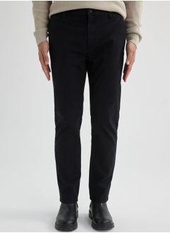 Regular Fit Zipper Pocket Gabardine Chino Canvas T
