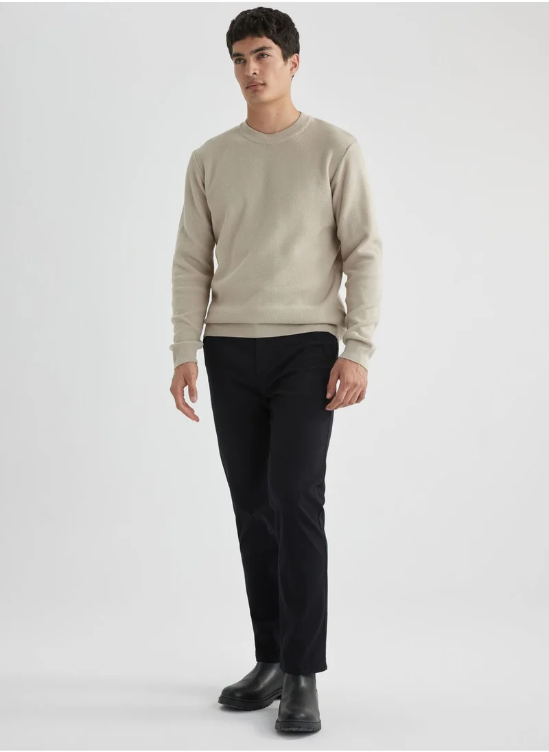 DeFacto Regular Fit Zipper Pocket Gabardine Chino Canvas T