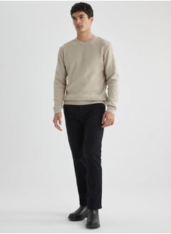DeFacto Regular Fit Zipper Pocket Gabardine Chino Canvas T  - Image 3