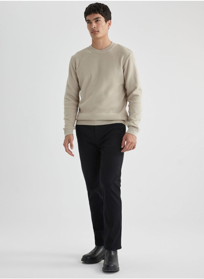 DeFacto - Regular Fit Zipper Pocket Gabardine Chino Canvas T - Image 1