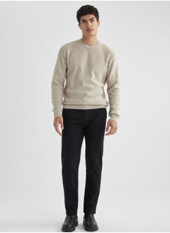DeFacto Regular Fit Zipper Pocket Gabardine Chino Canvas T  - Image 4
