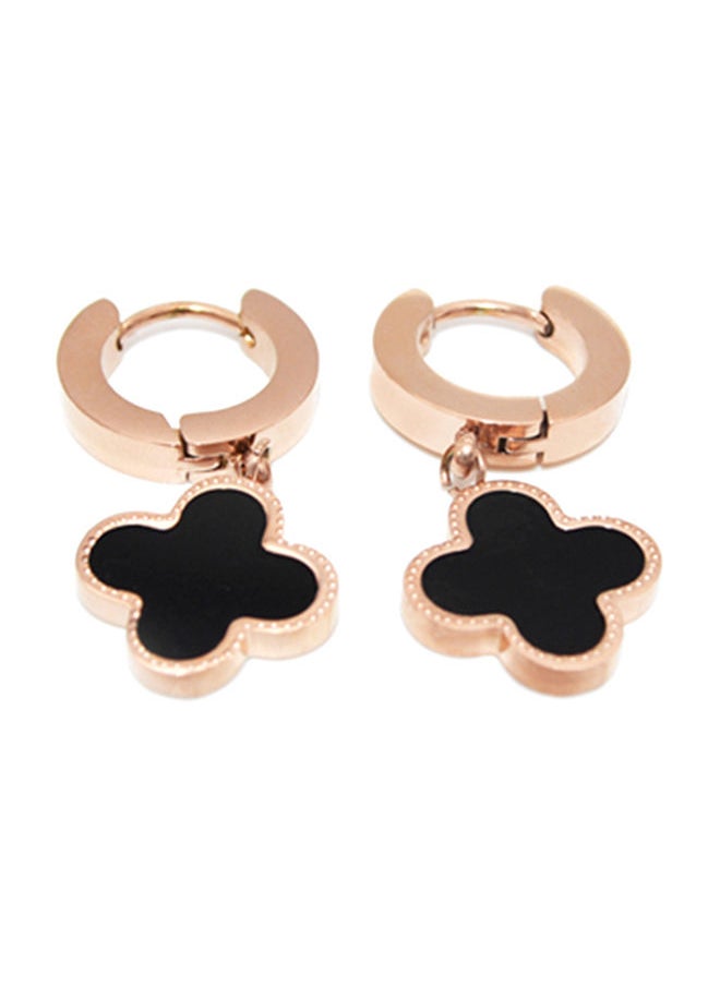 NIBEMINENT - Graceful Four Leaf Clover Design Earings - Image 1