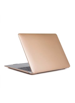 Hard Case For MacBook Air 13.6 inch 2022 A2681 M2 Chip with Liquid Retina Display Touch ID Metallic Plastic Shell Protective Case Cover - Gold