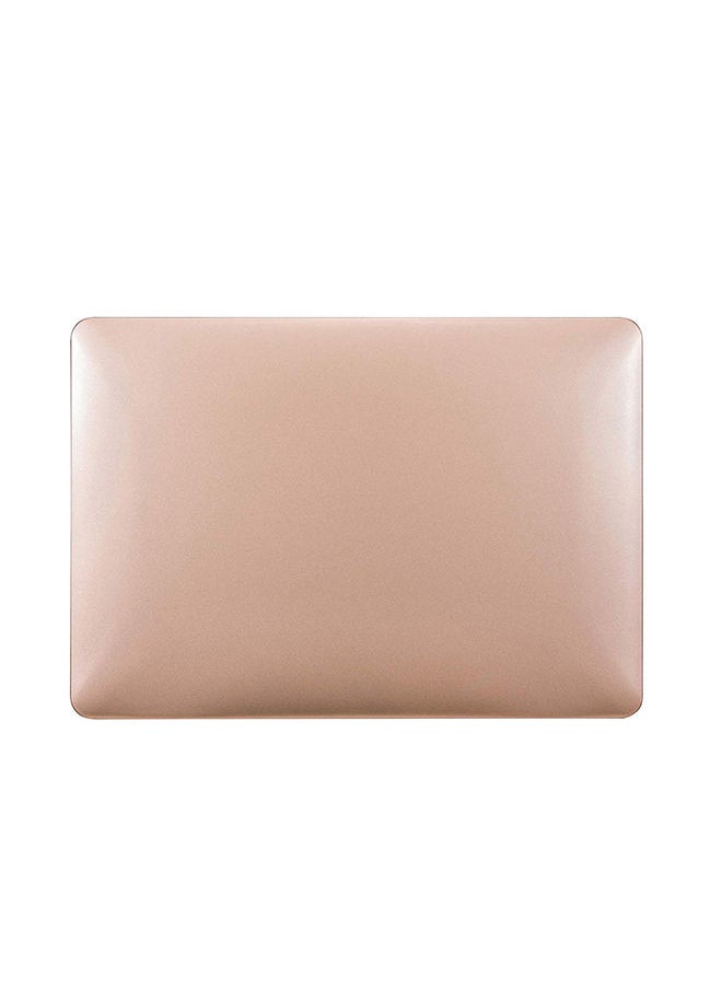 O Ozone - Hard Case For MacBook Air 13.6 inch 2022 A2681 M2 Chip with Liquid Retina Display Touch ID Metallic Plastic Shell Protective Case Cover - Gold - Image 1